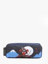 Pennenzak Fier2 Compartimenten Caramel et cie Blauw fier GA